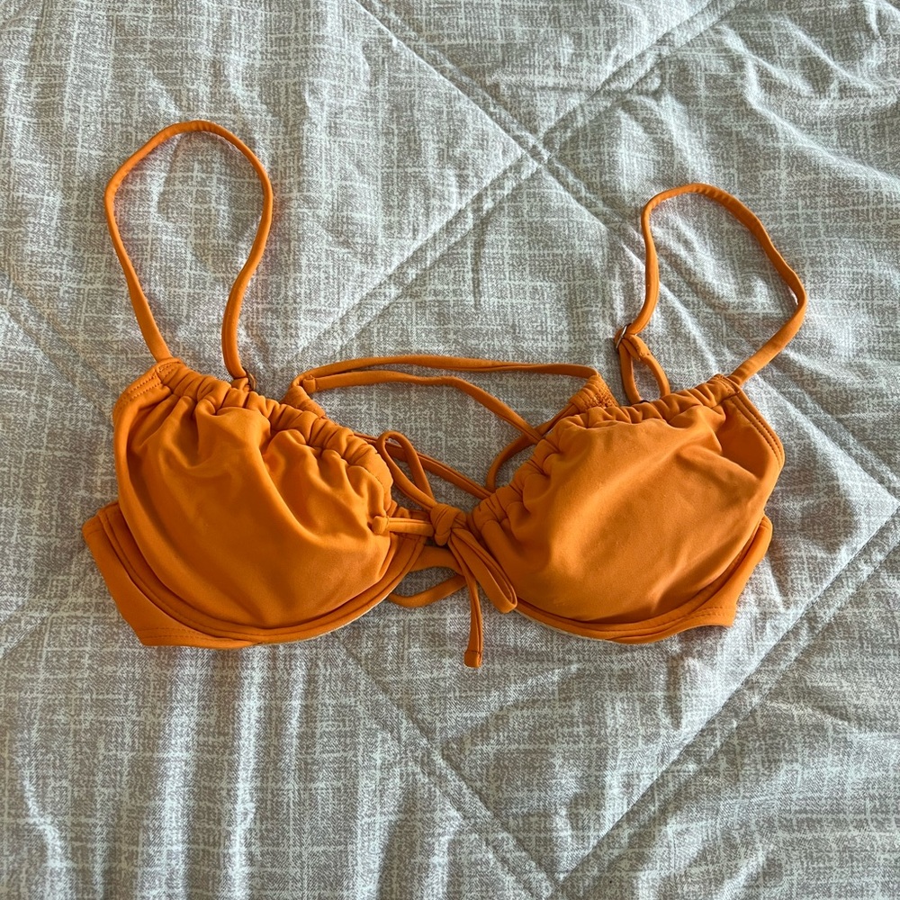 Hollister Orange Bikini Top